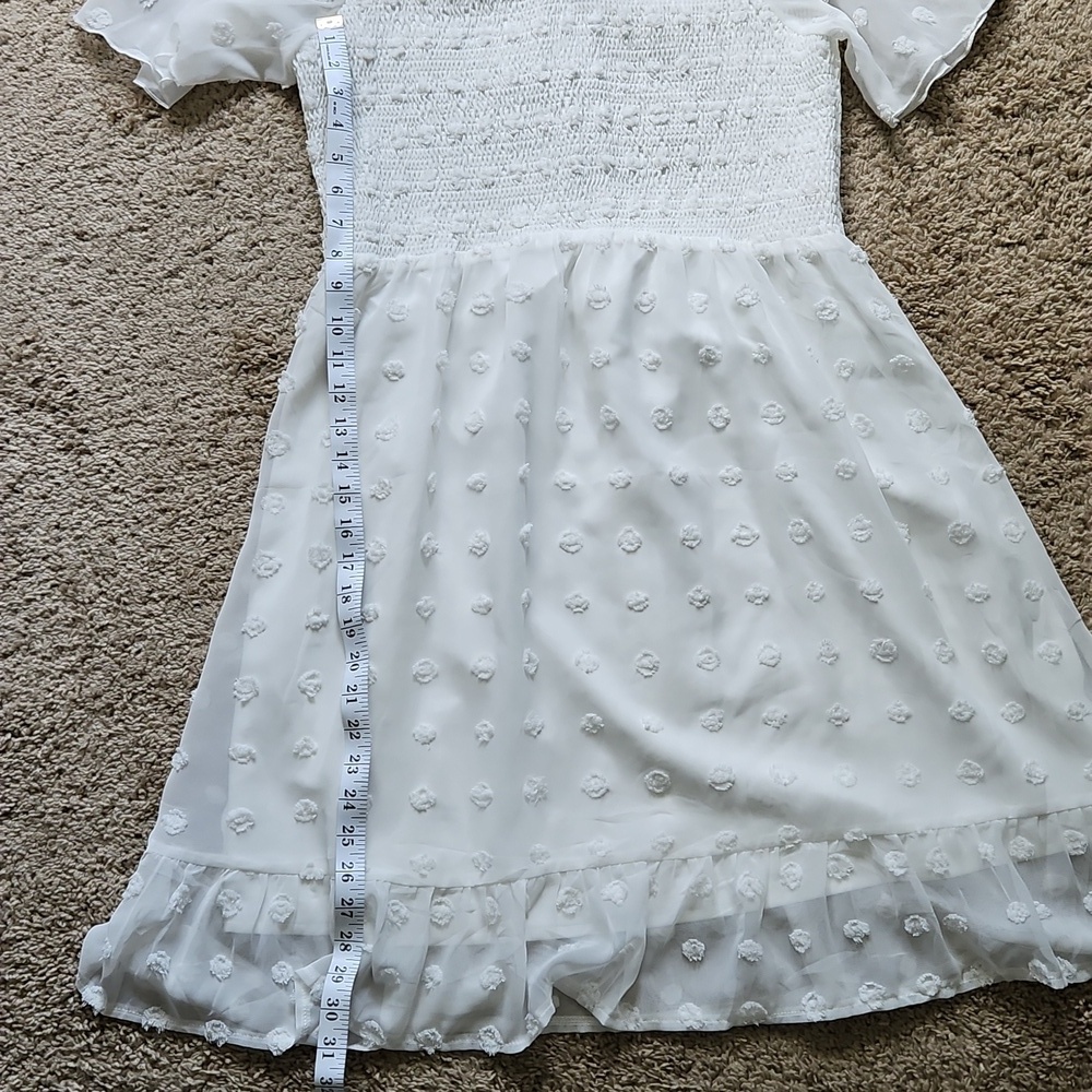 NWT BTFBM White Dress, Size XL - Picture 5 of 7